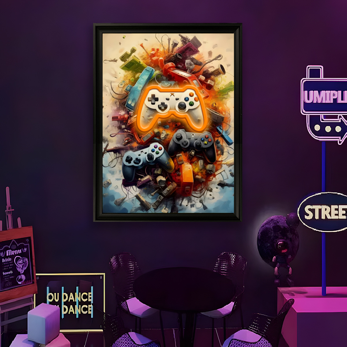 Wall Decor Lighting - Zasilane przez USB LED Neonowe Światło