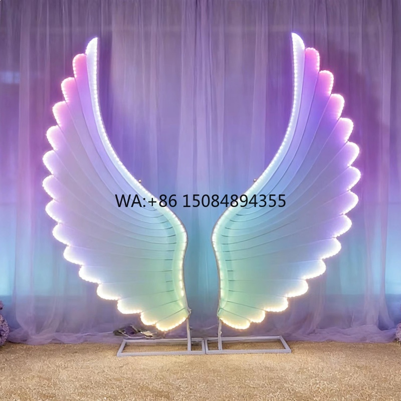 Lighting Decoration Wedding - Świecące Skrzydła Anioła, Kolorowe Skrzydła LED,