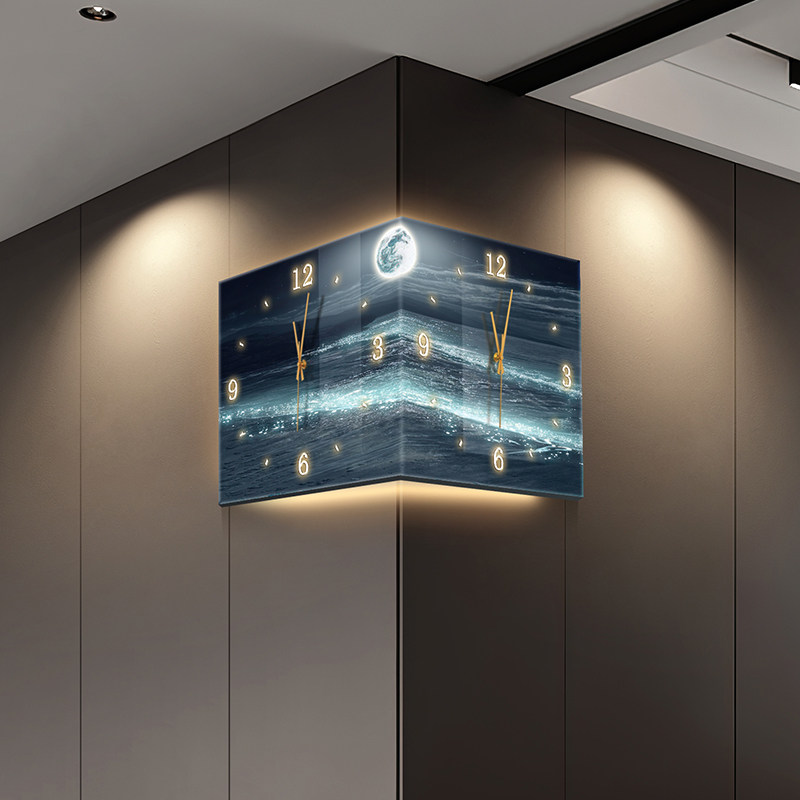 Lighting Home Decor Wall Clocks - Cyfrowe zegary ścienne LED Luksusowe zegary