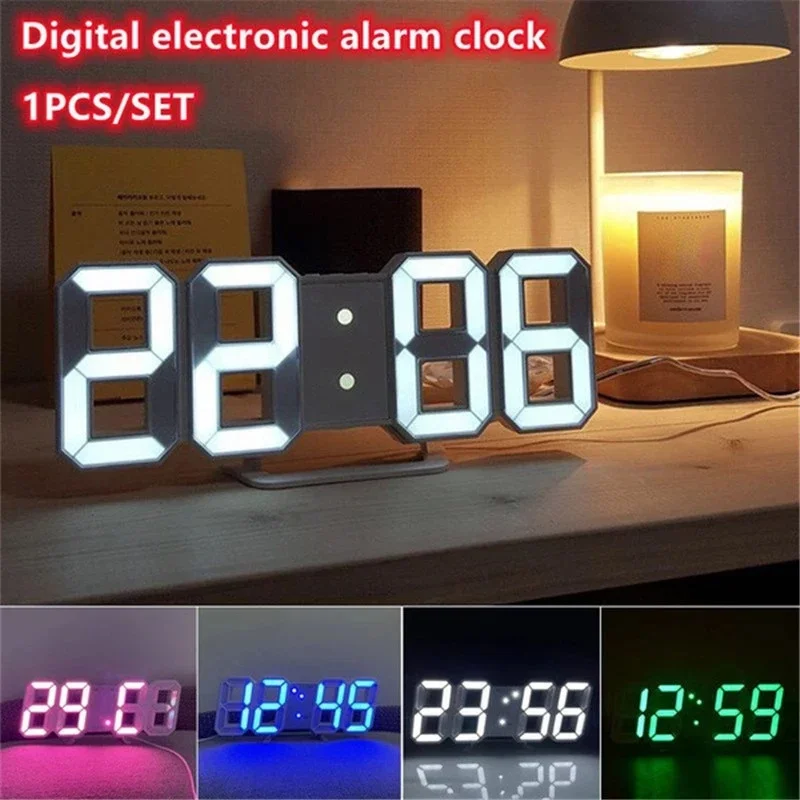 Dekoracja do sypialni 3D cyfro – Lighting Home Decor Wall Clocks recenzja i cena