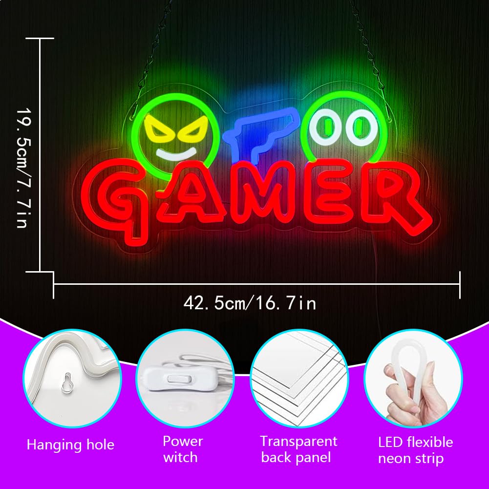 Neonowy Znak LED dla Graczy, K – Lighting Decoration Wedding recenzja i cena