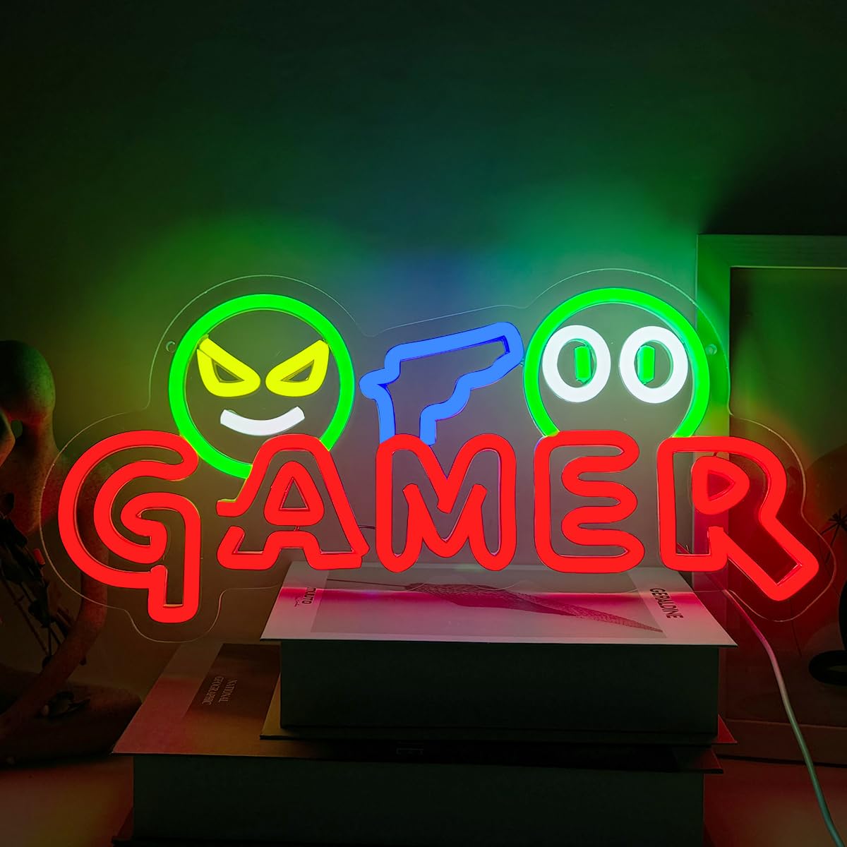 Neonowy Znak LED dla Graczy, K – Lighting Decoration Wedding recenzja i cena