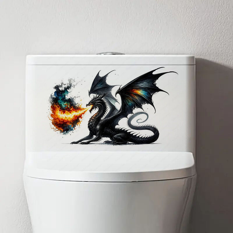 Fiery Majestic Dragon Naklejki – Lighting Mcqueen Bedroom Decor recenzja i cena