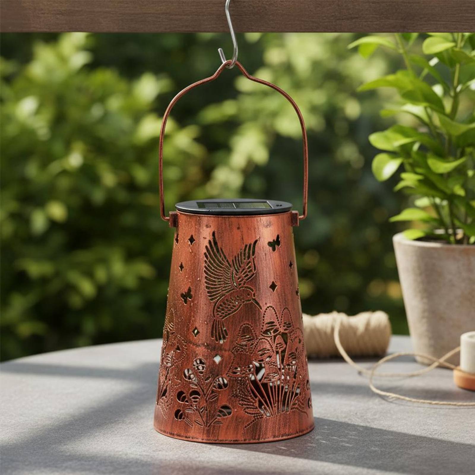 Wzór lampionu w stylu kwiatowy – Garden Lighting Decor recenzja i cena