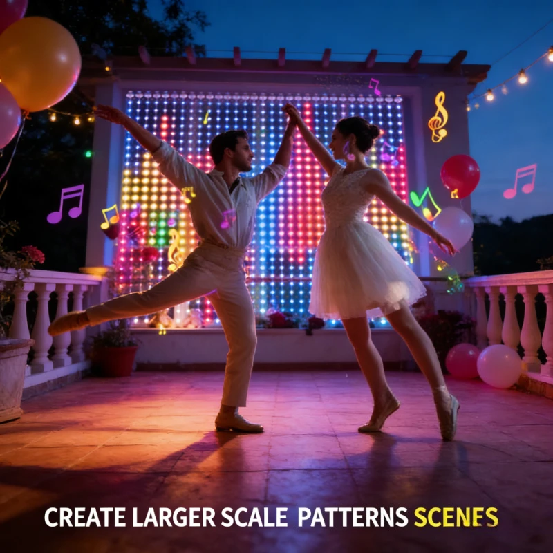 Inteligentne lampki kurtynowe  – Lighting Decoration Wedding recenzja i cena