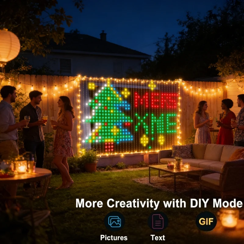 Inteligentne lampki kurtynowe  – Lighting Decoration Wedding recenzja i cena
