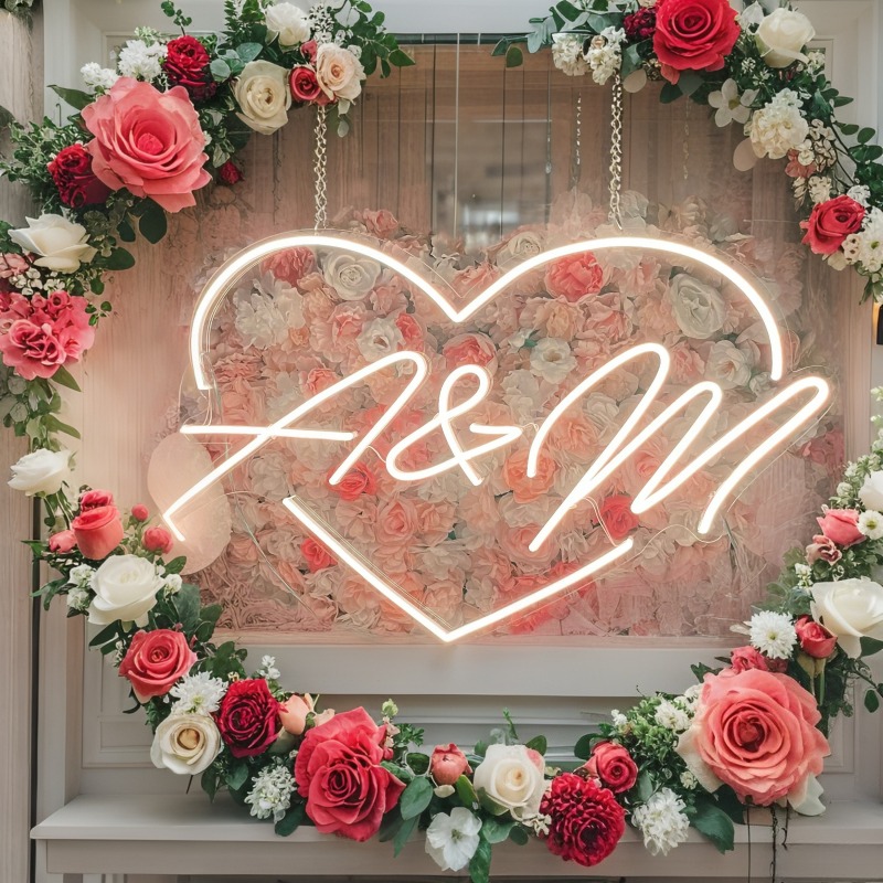 Neon LED w kształcie serca z i – Lighting Decoration Wedding recenzja i cena