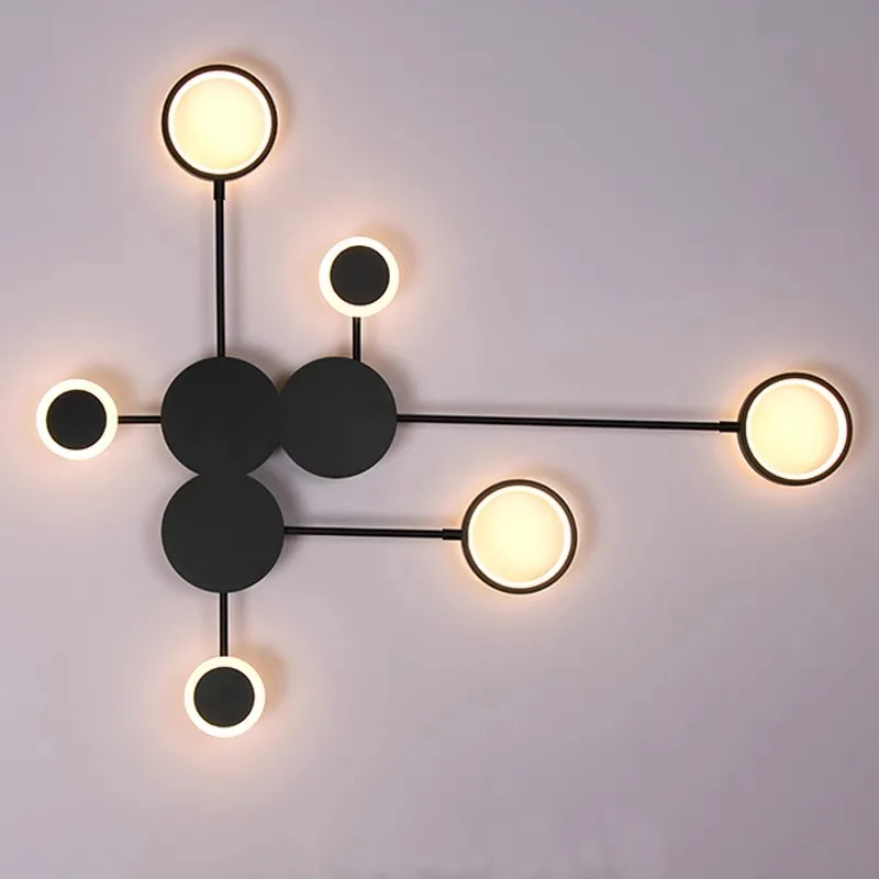 Nowoczesne kinkiet Led do salo – Lighting Home Decor Wall Clocks recenzja i cena