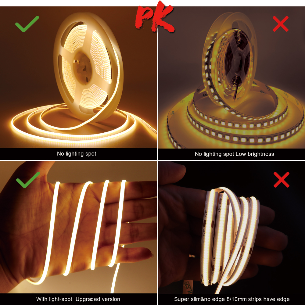 Taśma LED COB Super Slim 2mm 2 – Lighting Mcqueen Bedroom Decor recenzja i cena