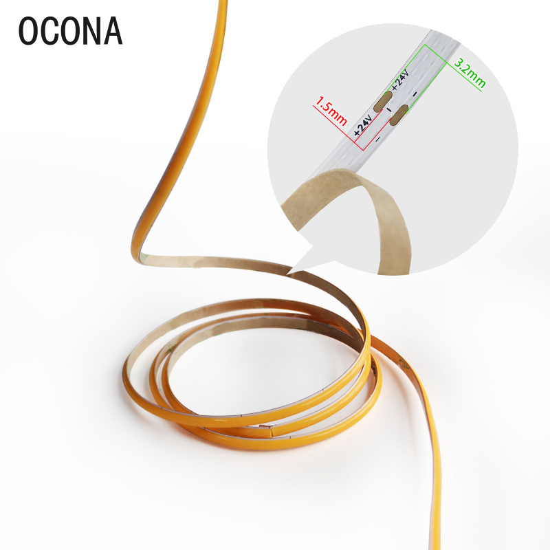 4mm Wąskie taśmy LED COB do de – Lighting Mcqueen Bedroom Decor recenzja i cena