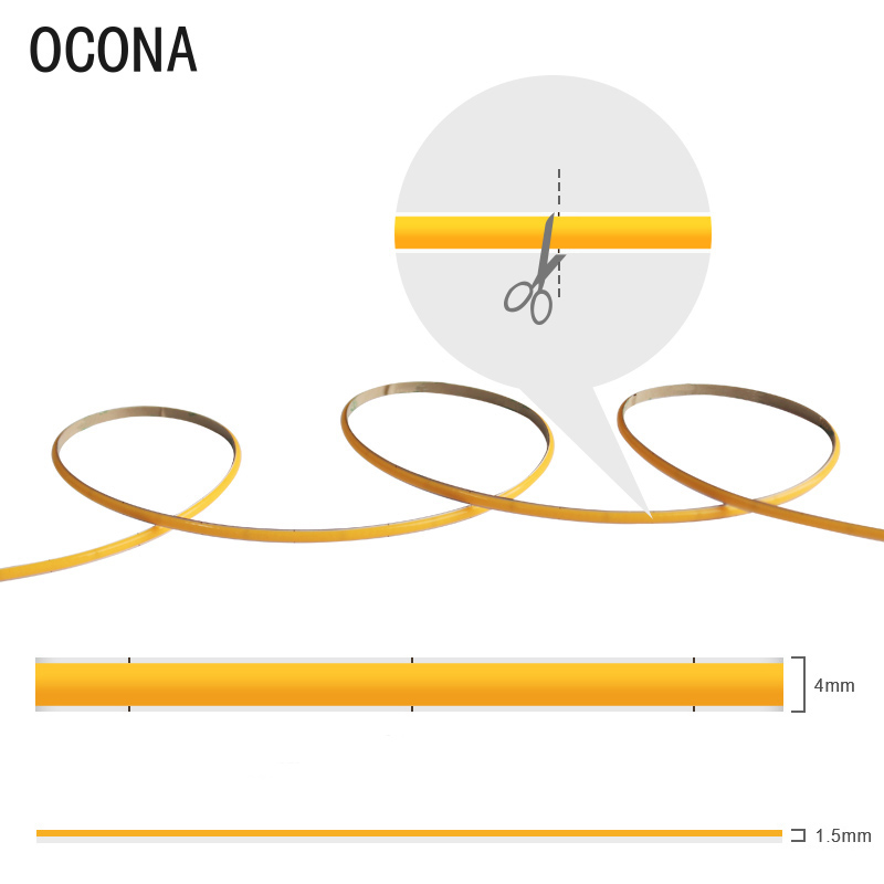 4mm Wąskie taśmy LED COB do de – Lighting Mcqueen Bedroom Decor recenzja i cena