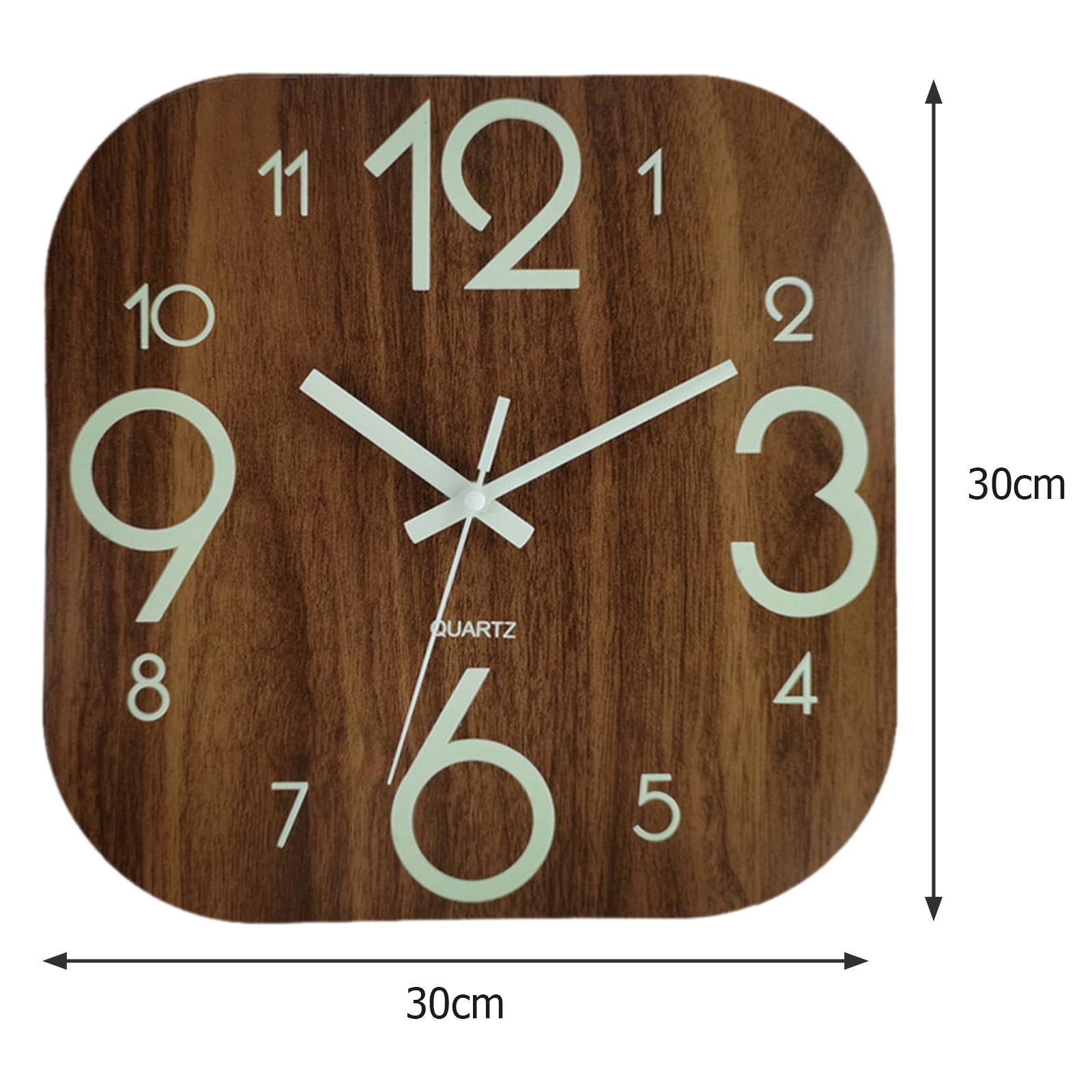Zegar ścienny kwadratowy 30 cm – Lighting Home Decor Wall Clocks recenzja i cena