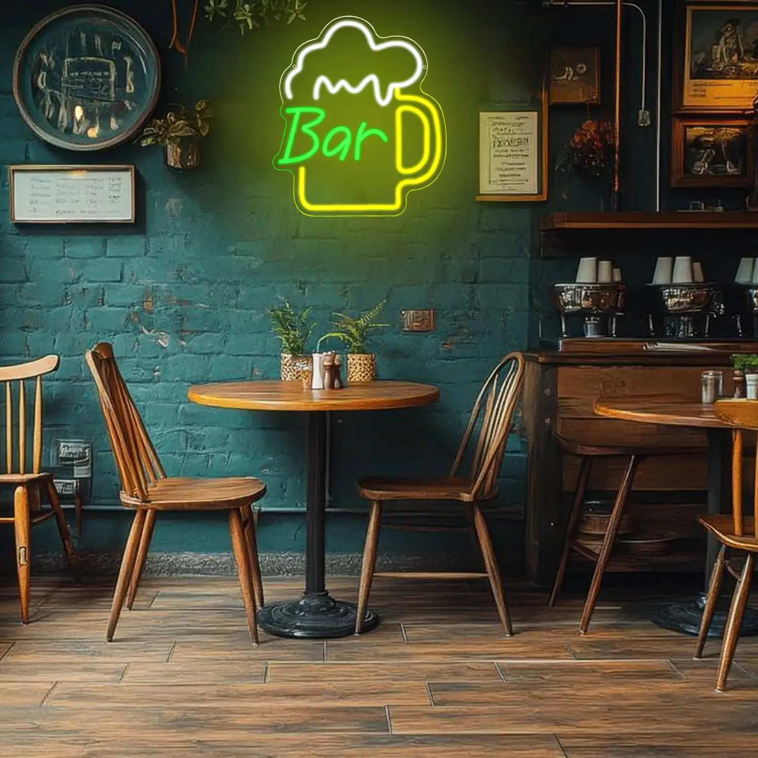 Neonowy szyld barowy z piwem,  – Wall Decor Lighting recenzja i cena
