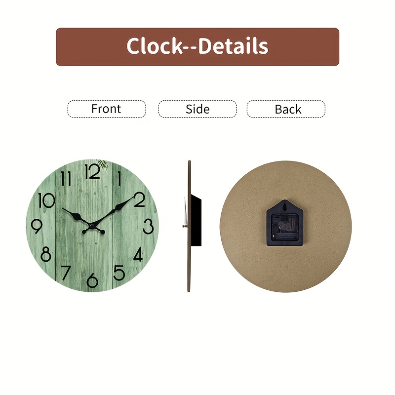 Okrągły zegar ścienny z jasnoz – Lighting Home Decor Wall Clocks recenzja i cena