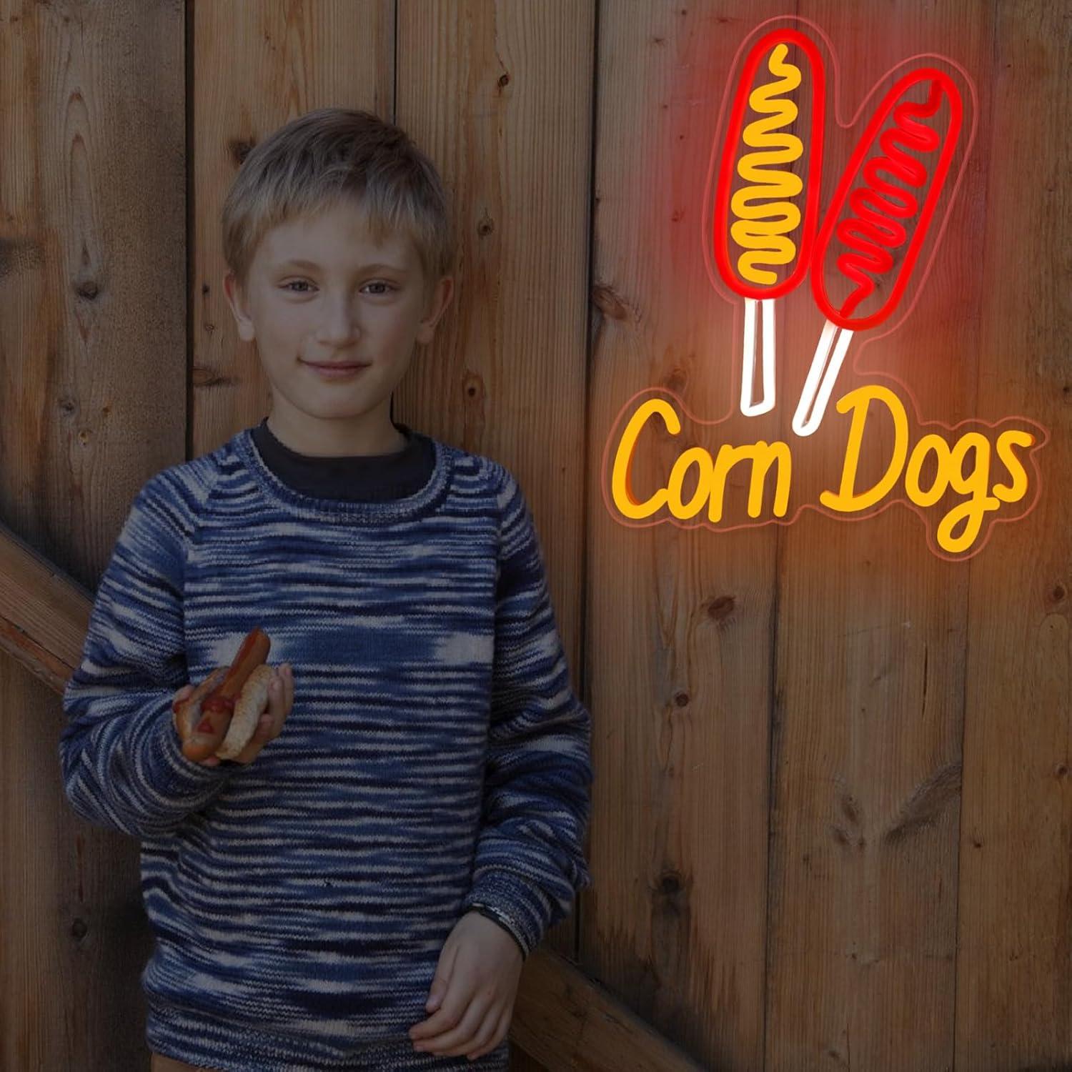 Neonowy szyld Corn Dog, przeką – Lighting Decoration Wedding recenzja i cena