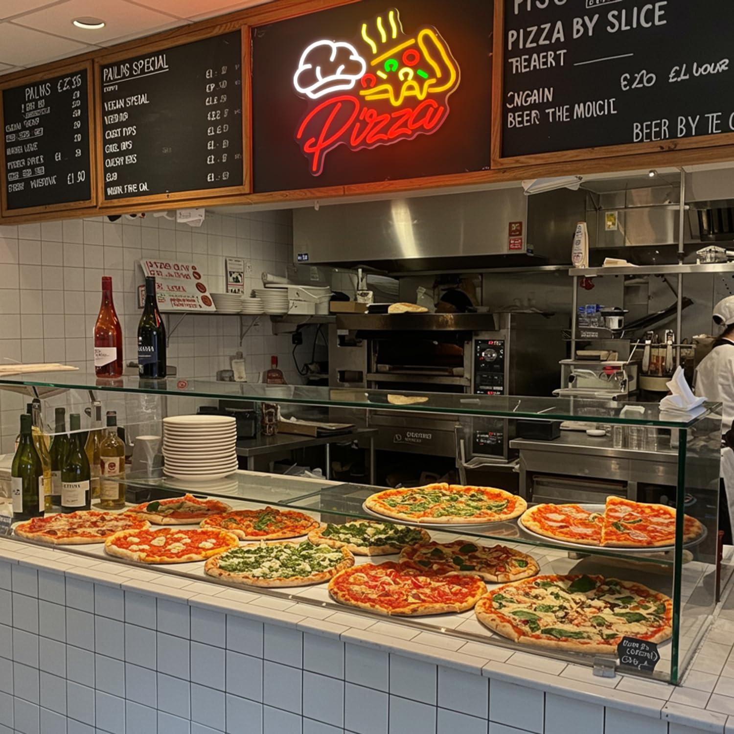 Neonowy szyld pizza, kolorowe  – Wall Decor Lighting recenzja i cena